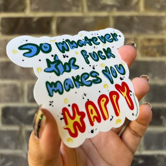😎 Bubble Letter Glossy Stickers with Motivational Quotes | Assortment, Funny - Picture 9 of 12